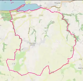 Poziția localității Plounévez-Lochrist