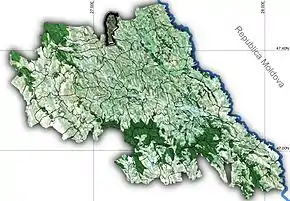 Amplasarea în cadrul județului