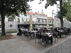 Podul Măcelarilor privit de pe malul stâng