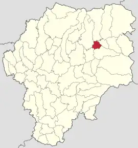 Localizare în cadrul județului