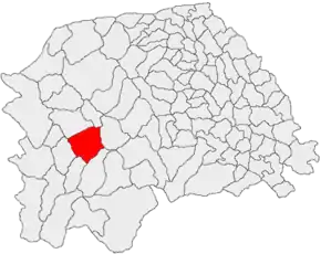 Poziția localității Valea Putnei