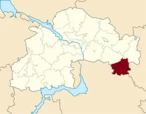 Poziția localității Pokrovske