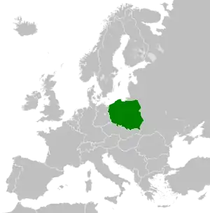 Harta Republicii Populare Polone