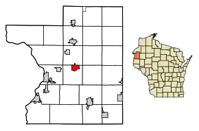 Poziția localității Balsam Lake, Wisconsin