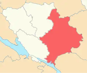 Poziția localității Raionul Poltava, Poltava