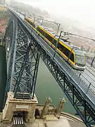 Tramvai al metroului din Porto