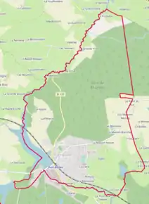 Poziția localității Port-Brillet