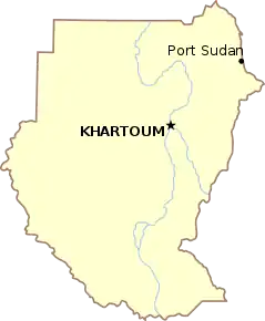 Poziția localității Port Sudan