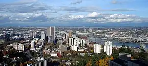 Panorama orașului Portland