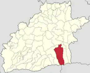 Localizare în cadrul județului