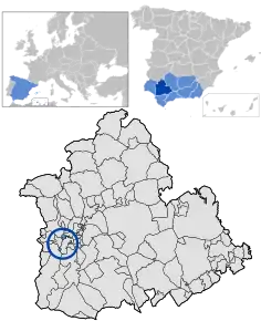 Poziția localității Umbrete