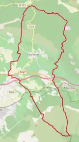 Poziția localității Pourrières