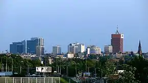 Panorama centrului civic orașului Poznań