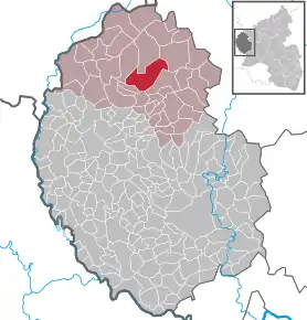 Poziția localității Prüm