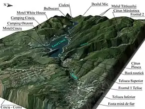 Hartă de poziționare pentru Teliucu Inferior