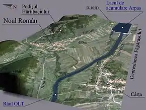 Hartă de poziționare pentru Nou Român
