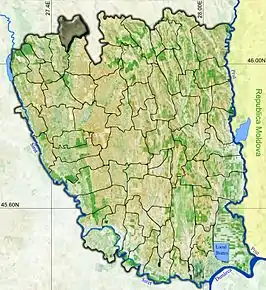 Amplasarea în cadrul județului



		
Poziția în cadrul României