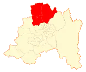 Localizarea comunei în cadrul țării