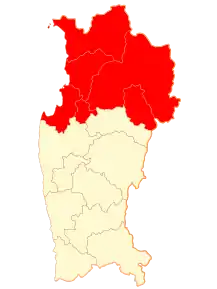 Localizarea comunei în cadrul țării