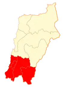 Localizarea comunei în cadrul țării