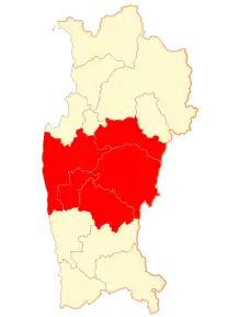 Localizarea comunei în cadrul țării