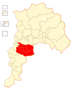 Localizarea comunei în cadrul țării