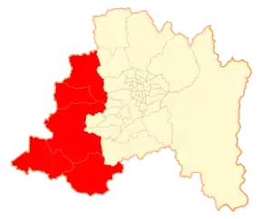 Localizare în cadrul țării