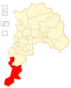 Localizare în cadrul țării