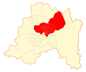 Localizare în cadrul țării