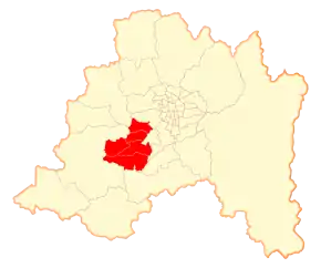 Localizare în cadrul țării