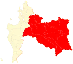 Poziția localității Provincia Biobío