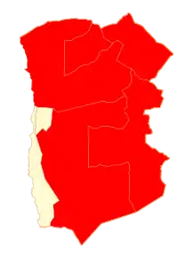 Localizare în cadrul țării