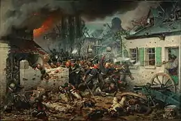 „Atacul prusacilor” în Bătălia de la Waterloo, 1863