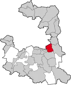 Poziția comunei Putzbrunn pe harta districtului München