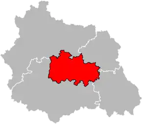 Arondismentul Clermont-Ferrand în cadrul departamentului Puy-de-Dôme