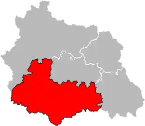 Arondismentul Issoire în cadrul departamentului Puy-de-Dôme