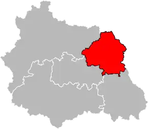 Arondismentul Thiers în cadrul departamentului Puy-de-Dôme