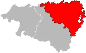 Arondismentul Pau în cadrul departamentului Pyrénées-Atlantiques