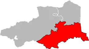 Arondismentul Céret în cadrul departamentului Pyrénées-Orientales