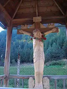 Troița de la intrarea în sat