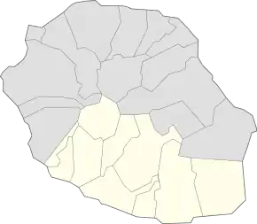 Arondismentul Saint-Pierre (La Réunion) în cadrul departamentului Réunion