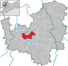 Poziția localității Rötha