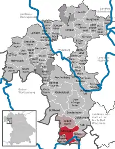 Poziția localității Röttingen