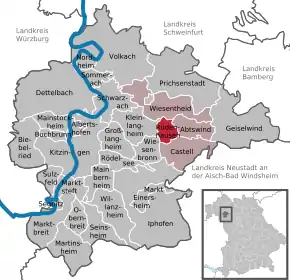 Poziția localității Rüdenhausen