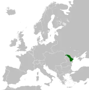 Republica Democratică Moldovenească în Europa în 1917