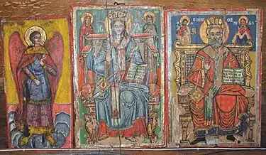 Arhanghelul Mihail; Iisus Hristos; Sfântul Nicolae