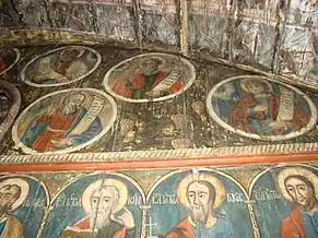 Partea dreaptă a iconostasului