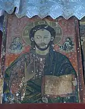 Icoană pe lemn „Deisis”