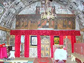 Biserica de lemn din Țigău (iconostasul)