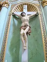 Altarul bisericii evanghelice